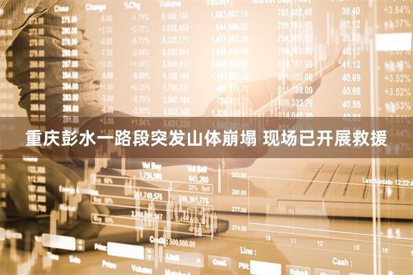 重庆彭水一路段突发山体崩塌 现场已开展救援